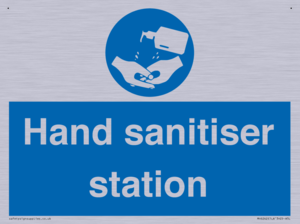 Hand sanitiser station